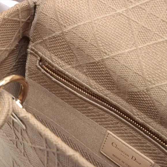 Christian Dior Cannage Lady Dior Handbag Beige - Picture 12 of 14